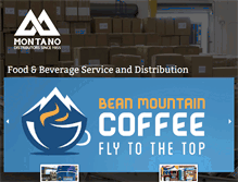 Tablet Screenshot of montanodistributors.com